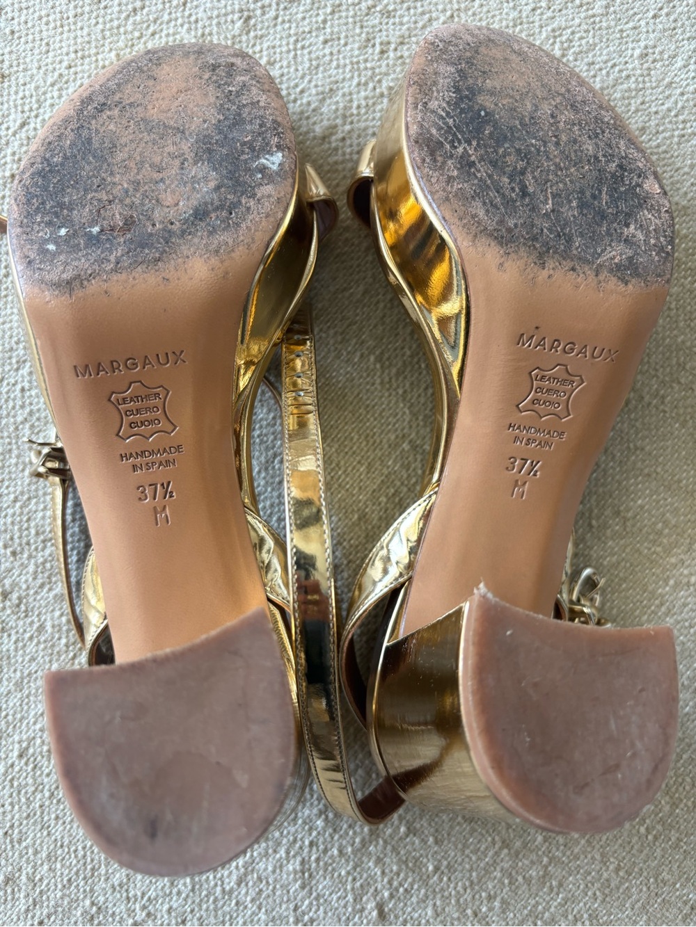 Margaux “The Stella” Gold Platform Heel, 37.5 - Picture 9 of 9